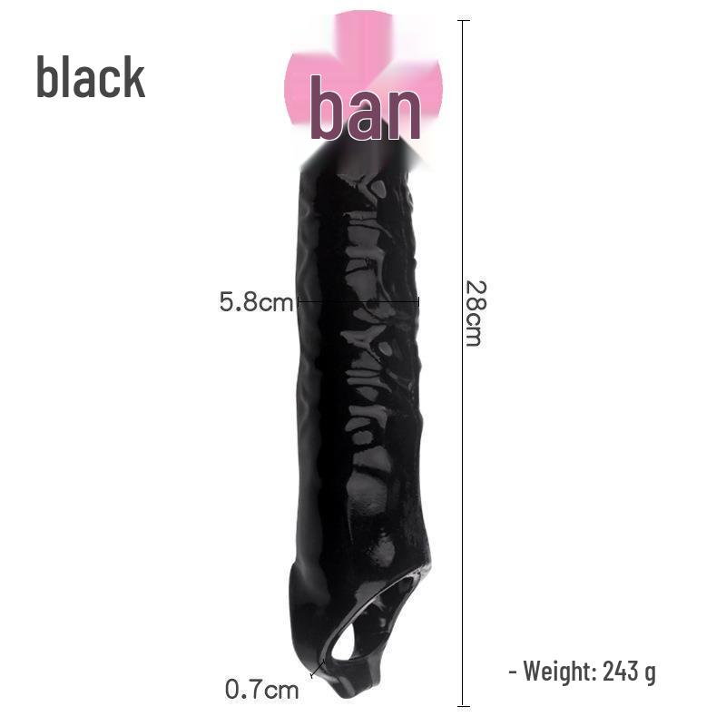 Armor Man Хрустальный зуб волка Рукав для удлинения пениса для пар