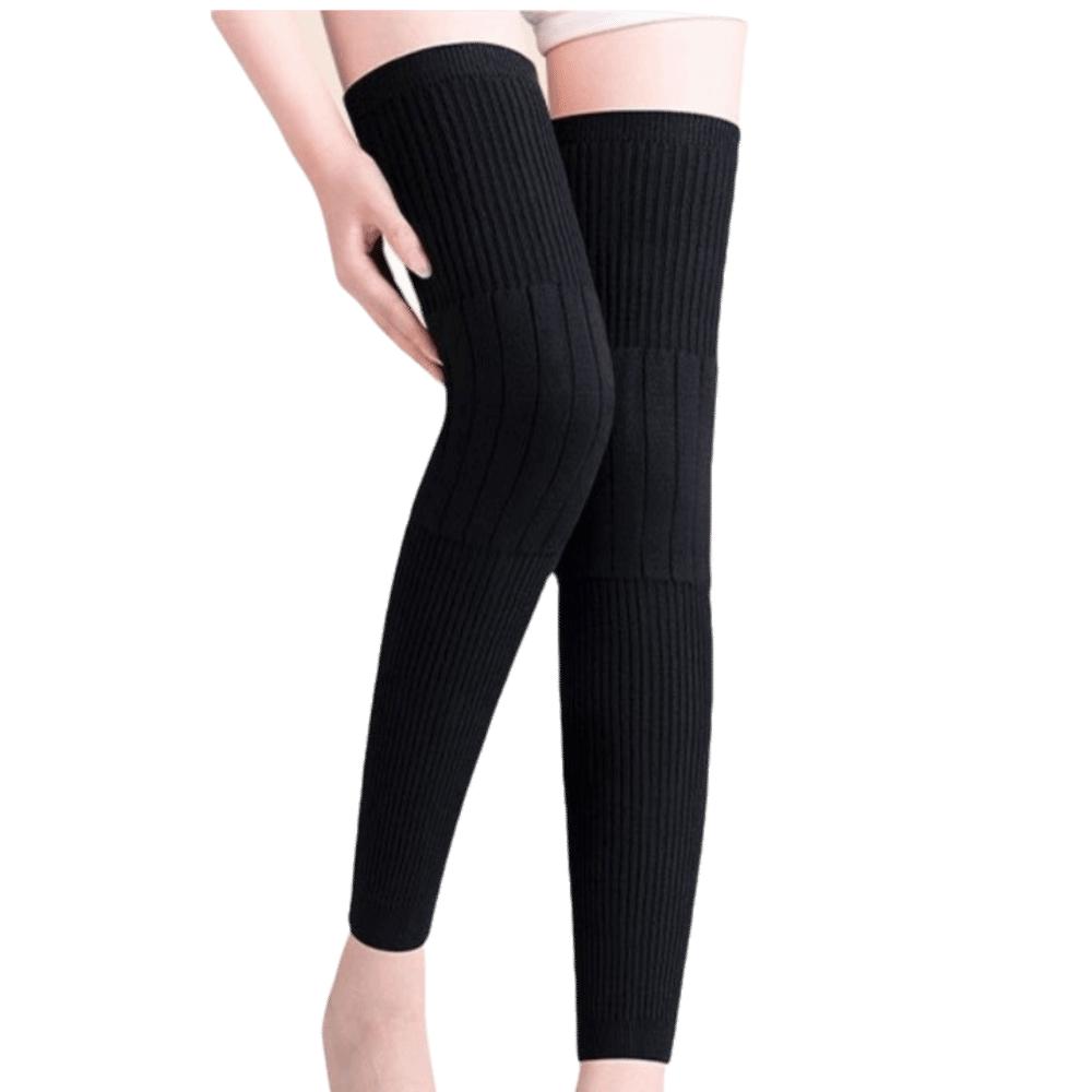 Elastic Thick Knee Protector Windproof Thermal Leg Warmers Old Cold Legs