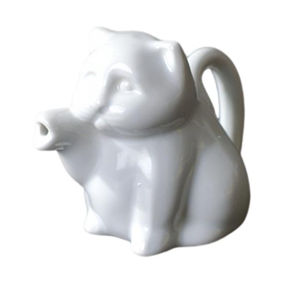 Керамический кувшин для сливок в форме коровы, молочник для кофе, чая, горячего шоколада, милый дизайн животных, легко моется, кухонный обеденный стол, аксессуар