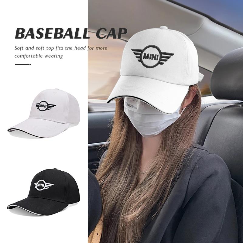 MINI Emblem Baseball Hat Men Women Adjustable Peaked Cap For MINI Cooper R56 F56 R50 JCW Cabrio Aceman Countryman Clubman Coupe uylez55