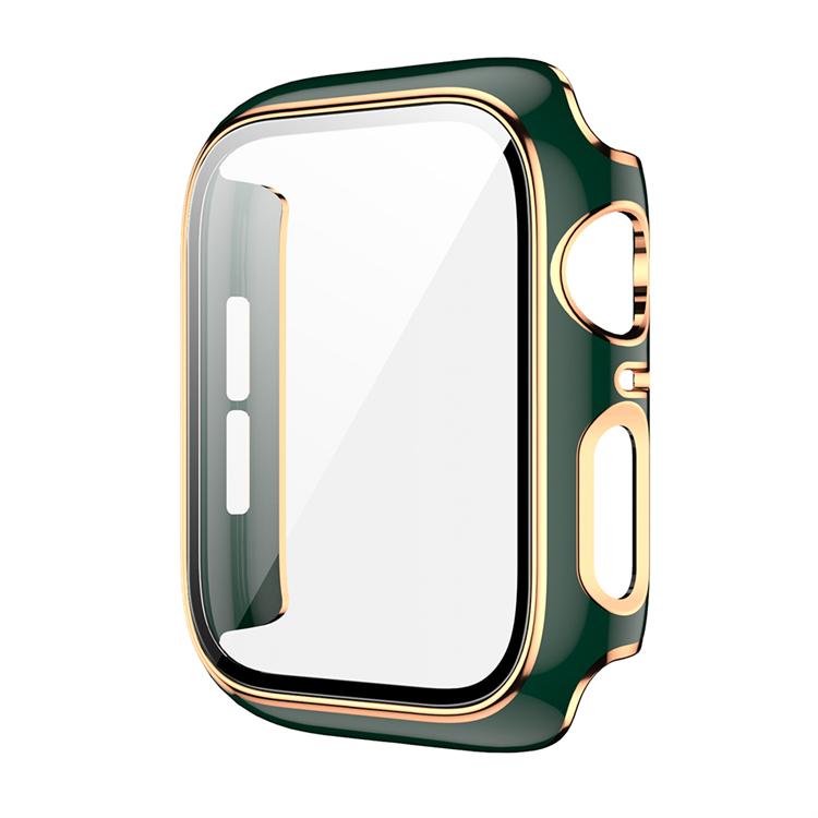 Чехол для Apple Watch 45мм 41мм 44мм 40мм 42мм аксессуары Защитное стекло для экрана iWatch series 9 7 8 5 6 SE 3 4