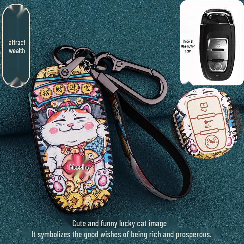 Чехол для ключа мотоцикла Wuji SR150GT - 2022 Защитный аксессуар для пульта с пряжкой