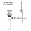 Push Bounce Sink Stopper Anti Clogging Bathroom Sink Stopper Drain Stopper  For Sink With Overflow