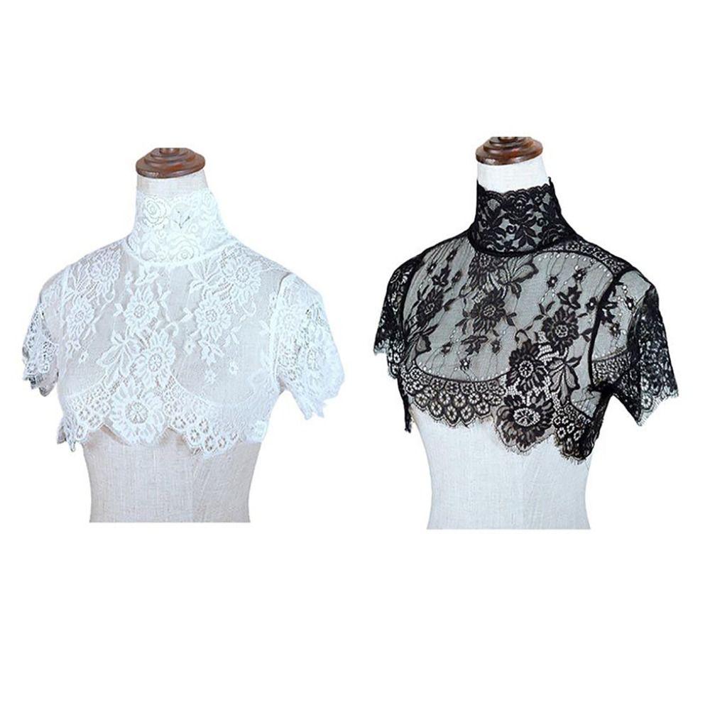 Scarf Shawl Decoration Detachable Fake Collar Polyester Yarn Chiffon False Collar Women Lady