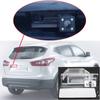For Nissan Qashqai J10 J11 Dualis 2006 - 2019 Car Rear View Camera Bracket Cover Case Housing License Light Stand Accessories