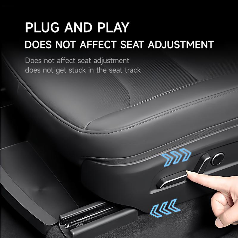 For 2025 Tesla New Model Y Launch Juniper 2Pcs Under Seat Drawer TPE Storage Box Organizer Cover Tray Car Interior Accessories
