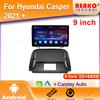 Автомобильное радио Carplay для Hyundai Casper 2021 + навигация GPS Android Auto Bluetooth стерео мультимедийный плеер Head 2din 4G WiFi