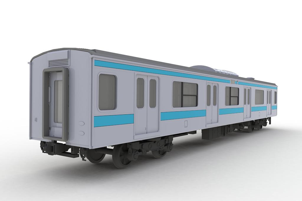 PLUM Scale JR East 209 Series DC Electric Train Moha 209 Display Unpainted Plastic PP178 Plakit-Extra 1/80 Type, Keihin-Tohoku Color, & 208, Model,