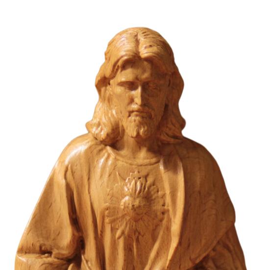 Статуэтка Христа из смолы Yousheng, рождественское украшение для стола, статуэтка Иисуса в медитации для столов, украшение камина, христианский подарок