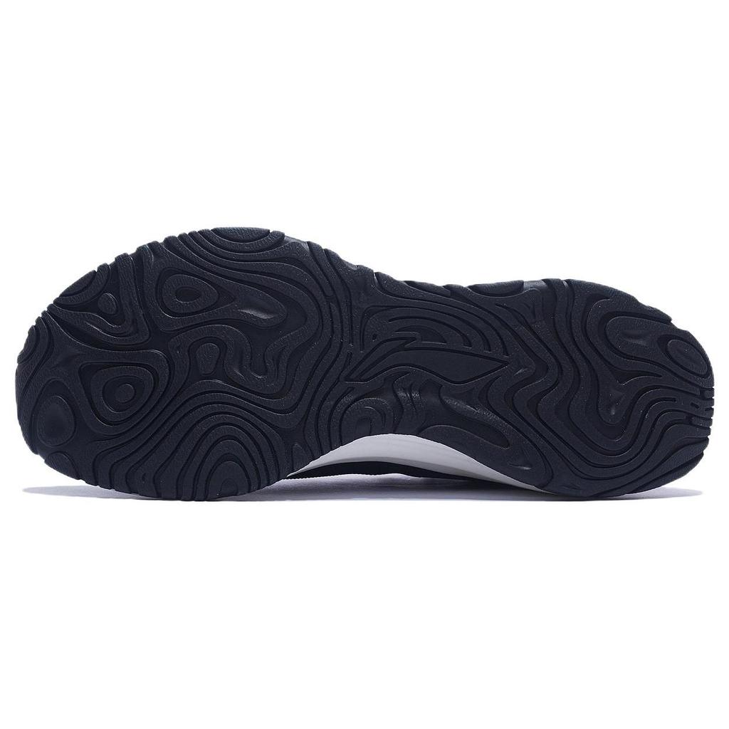 Li-Ning Element Comfortable Shock Absorption Non-Slip Wear-Resistant Rebound Low-Top Running Shoes Men Sneakers Black Orange Purple ARHS007-8