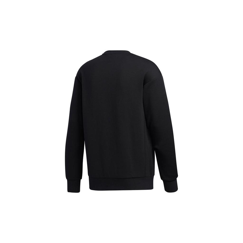 Adidas Sweatshirts Men's Black Crew Neck Moderate Regular GM4413