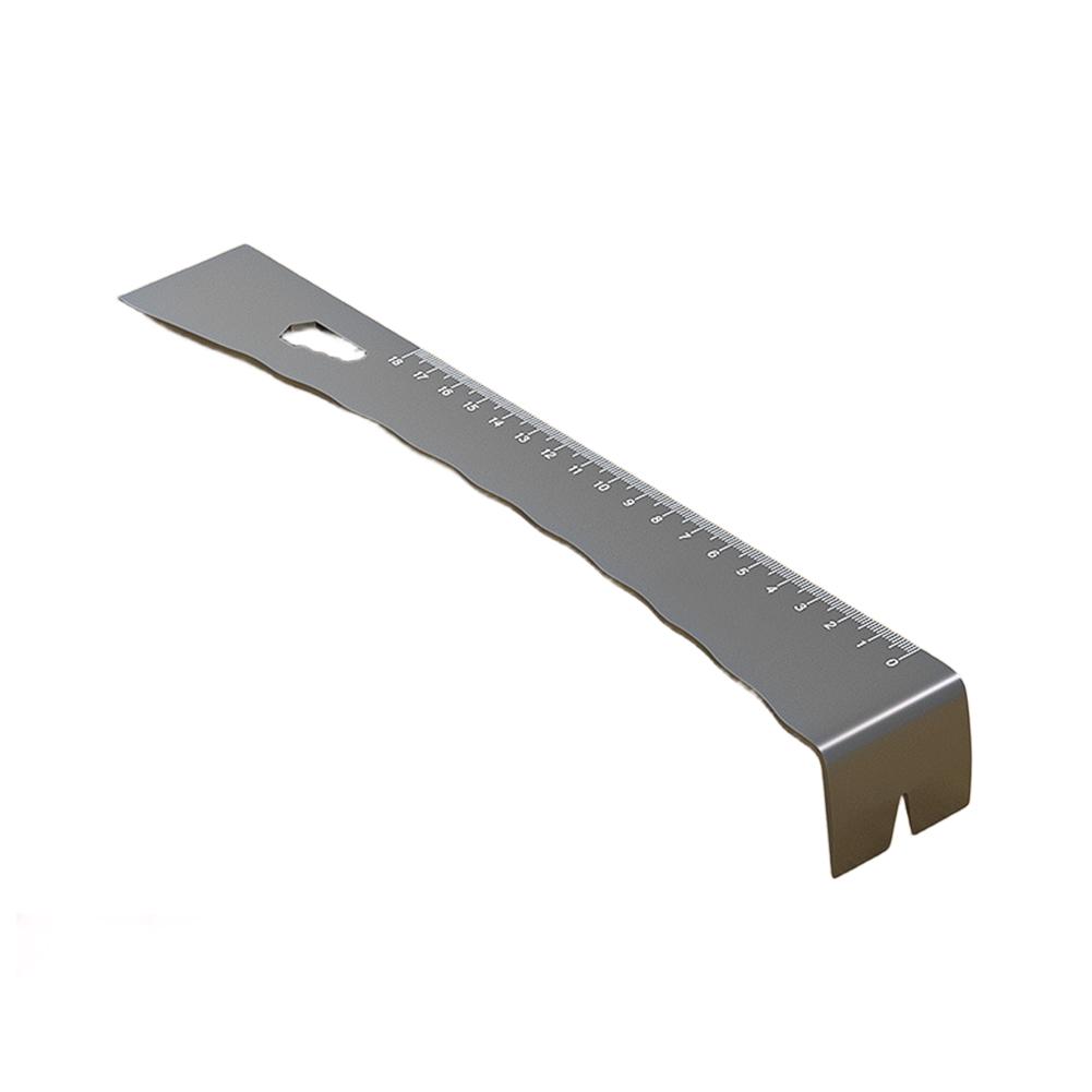 Многофункциональный ломик, гвоздодер и скребок по металлу из нержавеющей стали для тяжелых условий эксплуатации с измерительной шкалой, инструменты для деревообработки