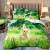 Комплект постельного белья для котят для мальчика и девочки пододеяльник наволочка пододеяльник размера кинг, детские комплекты одеяла подарок 140х200см.