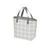Cold Bag Cooler Bag Tote Cooler Bag Foldable Storage Capacity 10L Gray/Check Blanche UT-524