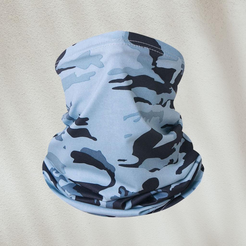 Летняя солнцезащитная маска для езды на велосипеде, для рыбалки на открытом воздухе, для защиты от ультрафиолета, камуфляжный принт, платок на голову, солнцезащитный шейный платок