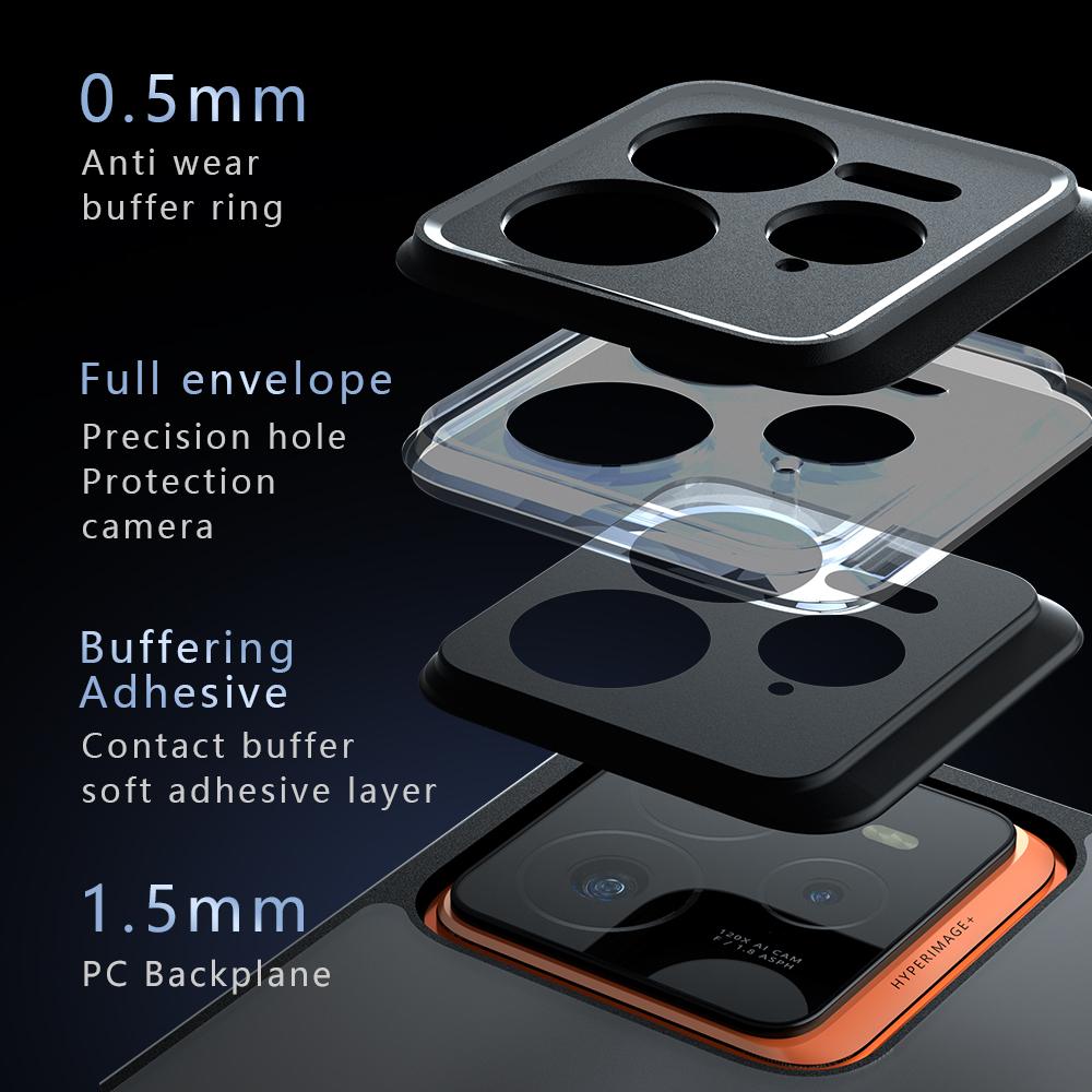 Для Realme GT 7 Pro 5G Чехол-Скин-Тач ТПУ + ПК Матовый Задняя крышка телефона, Прозрачный черный