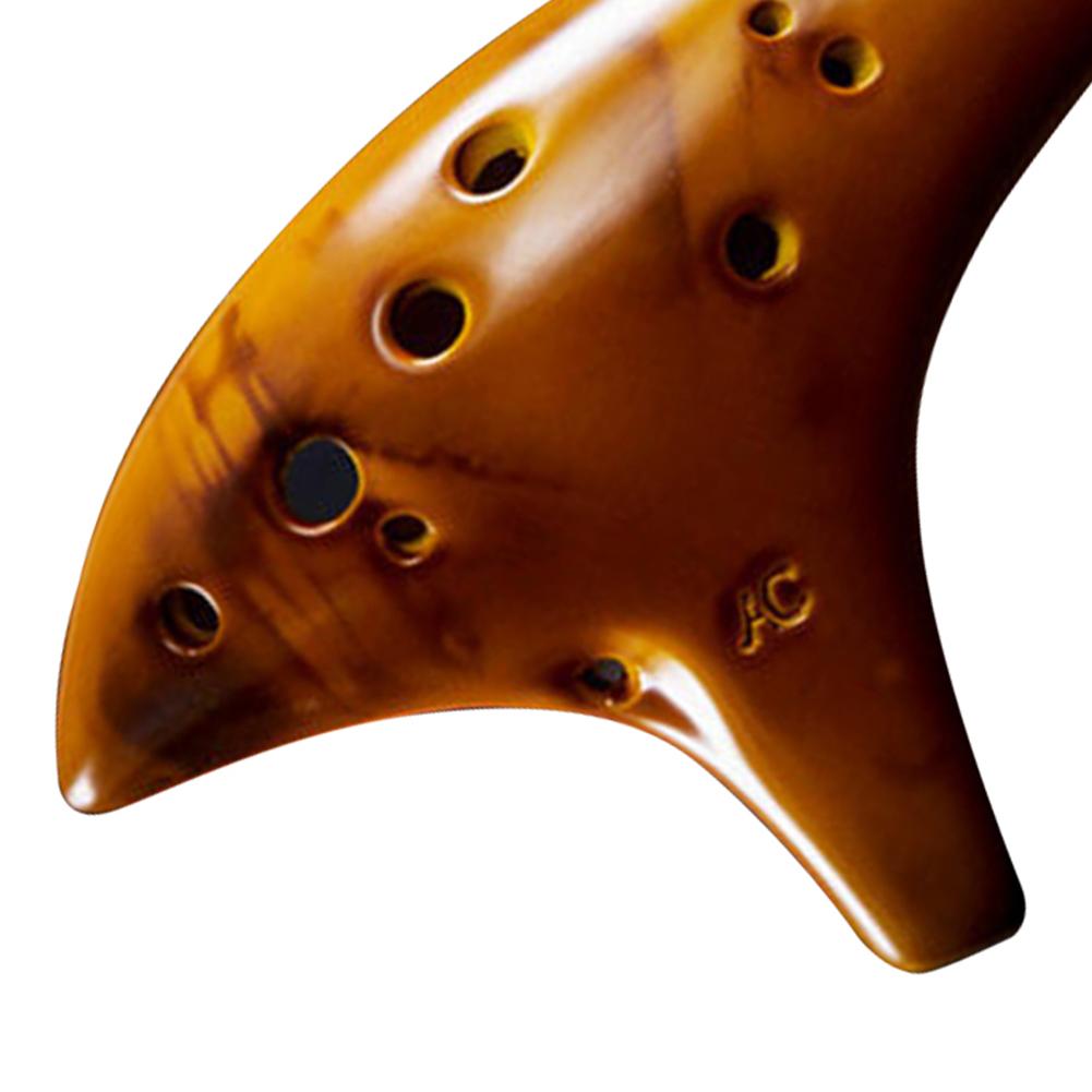 Керамические окарины с 12 отверстиями Stable Intonation Alto C Tone с защитным чехлом