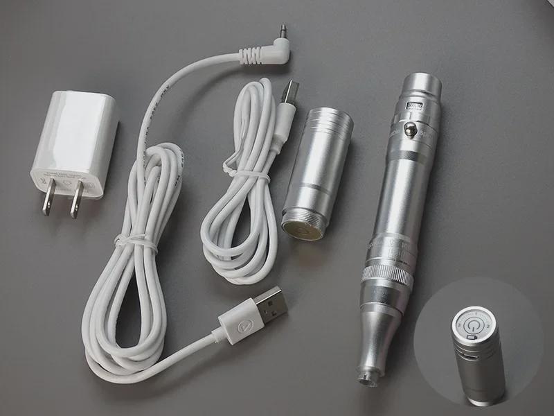 Универсальная перезаряжаемая тату-машинка для бровей, губ и подводки глаз с аккумулятором и полировкой