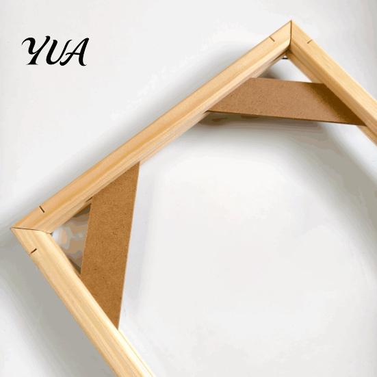 Painting Stretcher Frame Wood Frame, Easy to Install Wooden Strips DIY Self Assembly Kit, Photo Display Decorative Holder for Oil And Wall Art