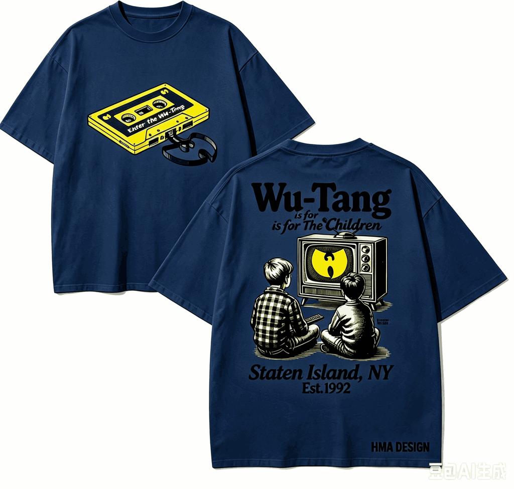 Wutangclan For Fan Gift Tshirt Unisex Unisex Harajuku Oversizedunisex Short Sleeve Streetwear High Quality Couples Classic Soft