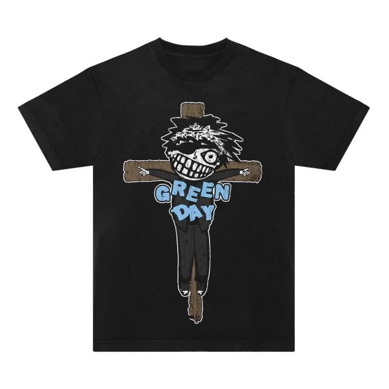 Personalized Women's Green Day Punk Rock Band Printed Men's and Women