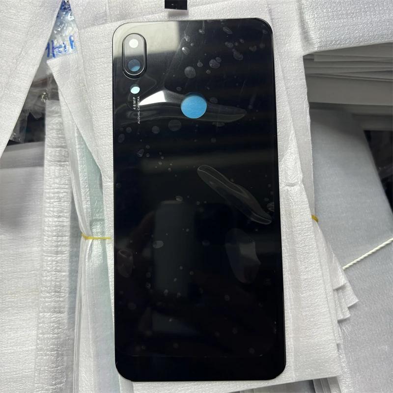 Для Redmi Note7 Note 7 Pro Задняя крышка аккумулятора телефона Задняя стеклянная панель Корпус Чехол С линзой камеры Замена