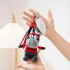 Letter Dark Horse Plush Keychain Cartoon Bag Hanging Pendant Horse Dolls Pendant  Festive Decor