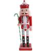Christmas Nutcracker Figure Soldier Wooden Vintage Puppet Creative Handicrafts Gift Christmas Decorations Home Ornament