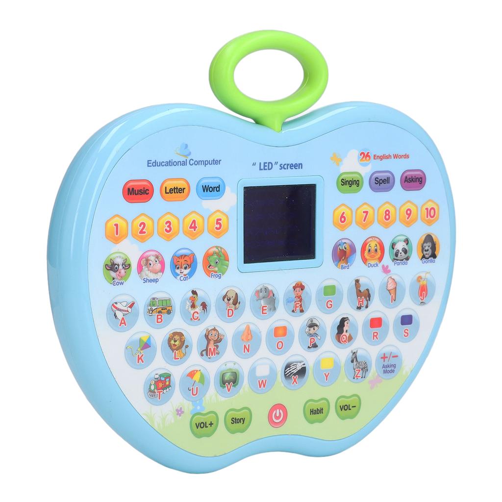 Learning Tablets Multifunction Kids Tablet with LED Display for Baby Girl Boy Early EducationBlue