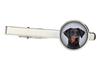 Dobermann, Doberman Pinscher, Dobie II - cufflinks and tie with your photo, a suit decoration, men's jewelry from the Art-Dog brand.