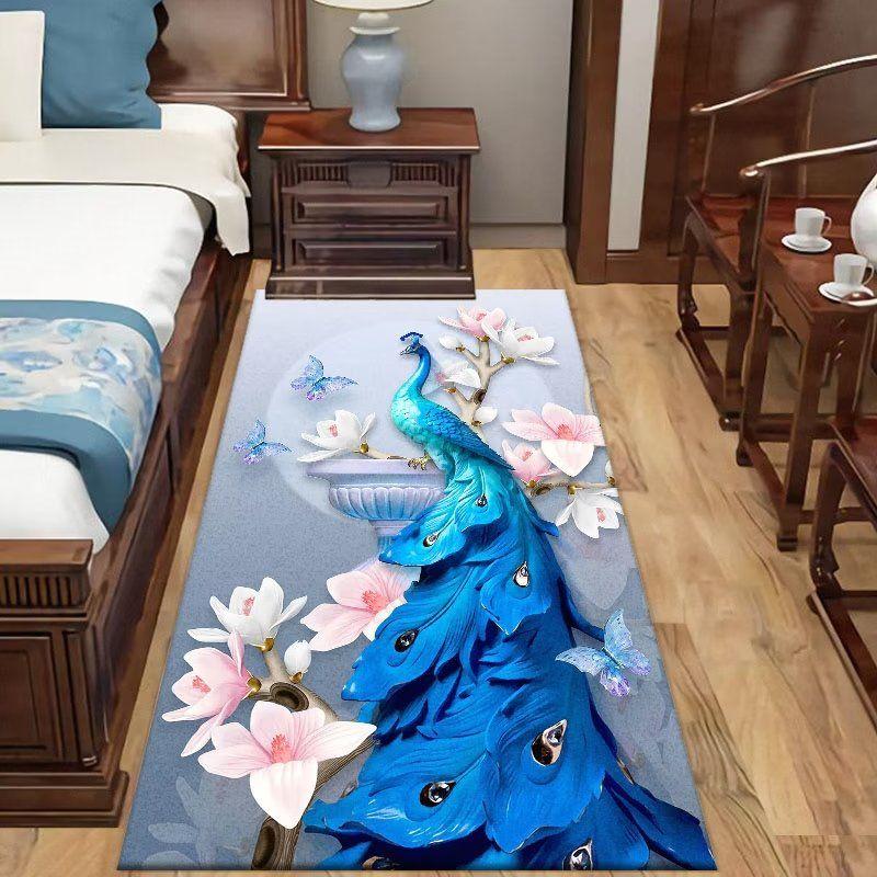 Длинный ковер у кровати, противоскользящий коврик, кухонный коврик, коврик для эркера, универсальный противоскользящий коврик, доступный