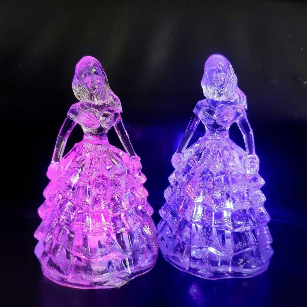 Bedside Lamp Colorful Wings Decoration Angel Style Desktop Night Lamp