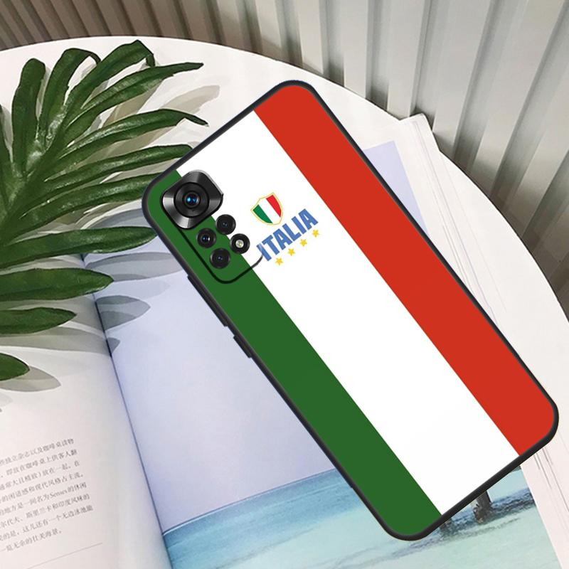 Italy Flag Funda For Xiaomi Redmi Note 13 10 11 12 14 15 Pro Plus Case For Redmi 15C 12C 13C 14C 10C 15