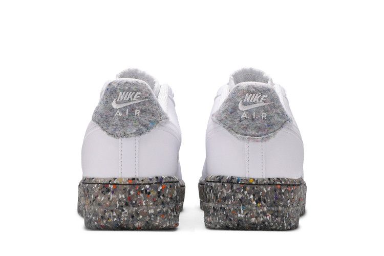 Kids' Sneakers Nike Air Force 1 Low Recycled Wool Pack White (GS) White/Metallic Silver/White