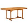5 Piece Outdoor Dining Set Solid Acacia Wood Table & Textilene Chairs