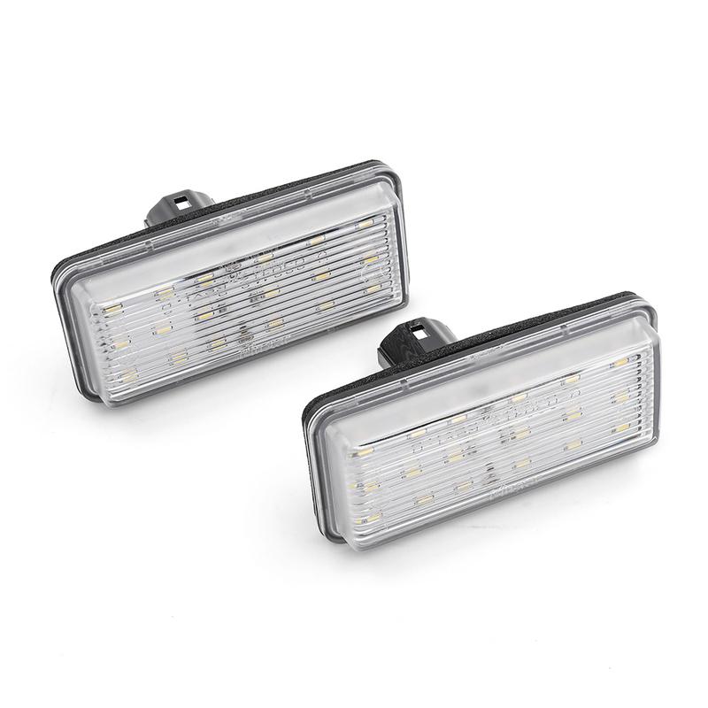 2x For Lexus LX470 LX570 UZJ100 URJ200 GX470 UZJ120 For Toyota Land Cruiser Prado J100 J120 J200 Mark X Led License Plate Lights