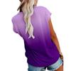 Womens Ladies Summer Solid Color Casual T-shirt Loose Multicolor Short Sleeve Top