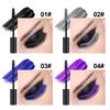 Professional Makeup Color Mascara Waterproof Quick Dry Eyelashes Curling Lengthening Makeup Eyelashes Blue Purple Mascara TSLM1