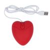 USB Wired Optical 1200 for Women and Compatible with and Computers Cute, Heart-Shaped Mouse, DPI, Portable, Fun, Kids, PCs, Laptops, Windows/Mac