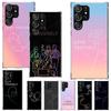 Люби Себя Цветочное Сердце Линия Kpop Чехол Для Телефона Для Samsung Galaxy S25 S24 S23 Ultra S22 Plus S21 S20 FE S10 + S25Ultra S24U Sof
