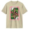 Streetwear T Shirt Beach Queen of a Clubs Golf Lover Playing Card Retro Golfer Sport Trendy Cool T Shirts  Pure Cotton Tee Shirt