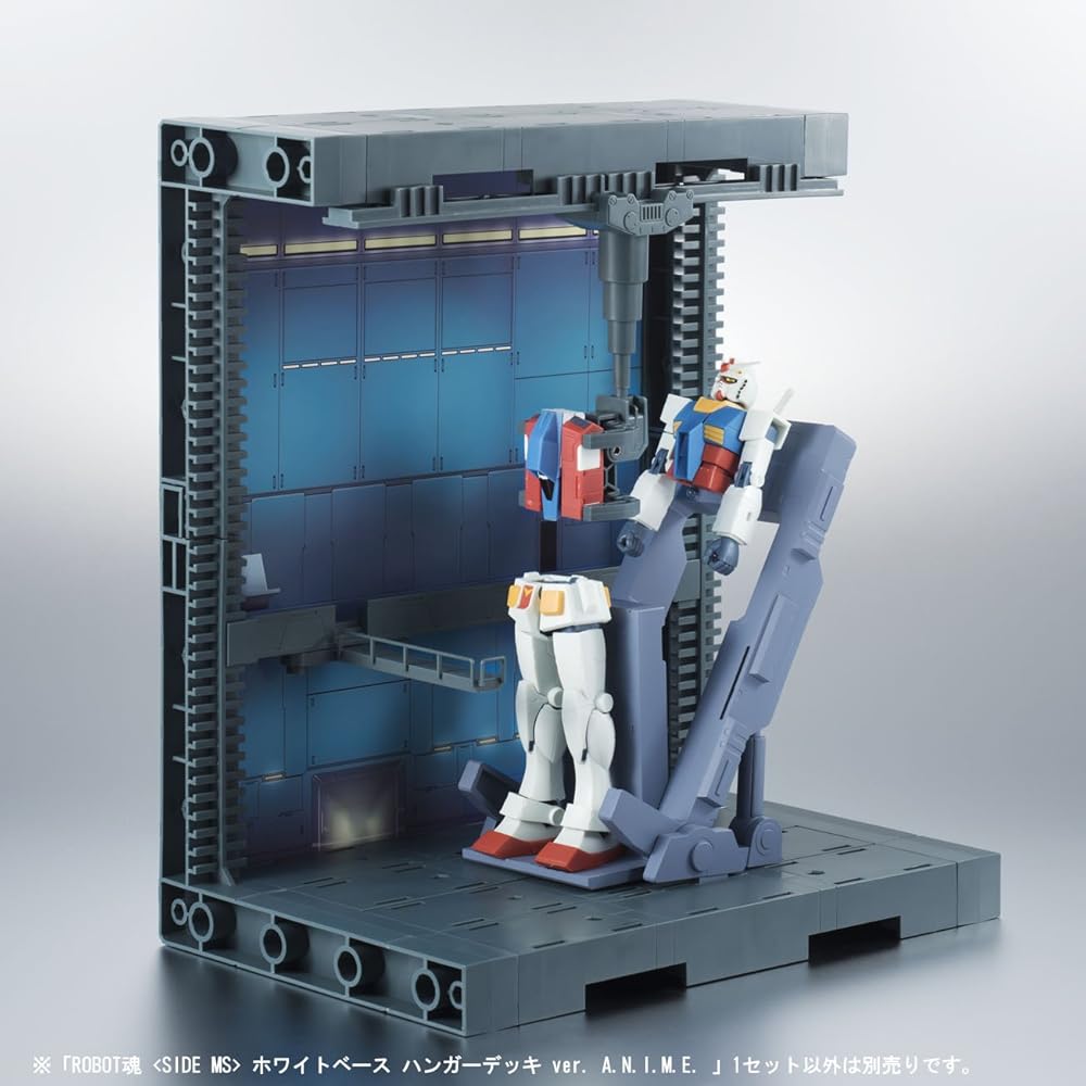 TAMASHII NATIONS ROBOT Spirits Белая База Палуба Ангара A.N.I.M.E. Фигурка 250 мм АБС Пластик Окрашенная Подвижная