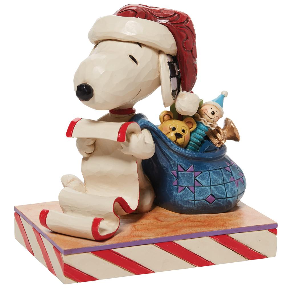 JIM SHORE Santa and Snoopy Wrist and Bag <Christmas> 6010323
