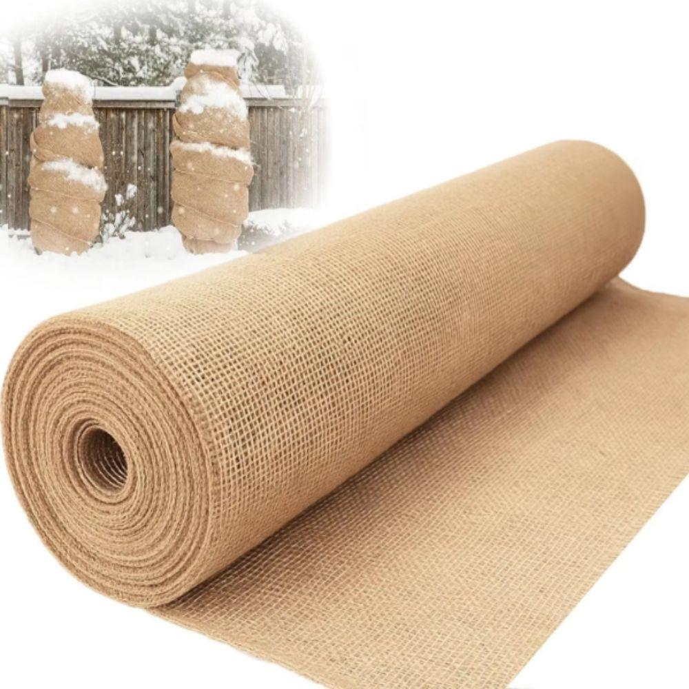 Burlap Cloth Tree Wrap Tape Natural Fabric Burlap Plant Cover Winter Tree Wrap Tree Protection