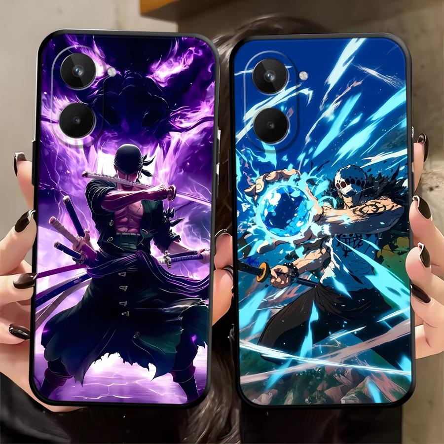 Чехол для телефона для Realme GT Master Neo2 12 14 11 Pro C25 P3 Ultra C21 C15 C12 C33 C35 C53 C55 Nazro 50 50i One Piece Зоро