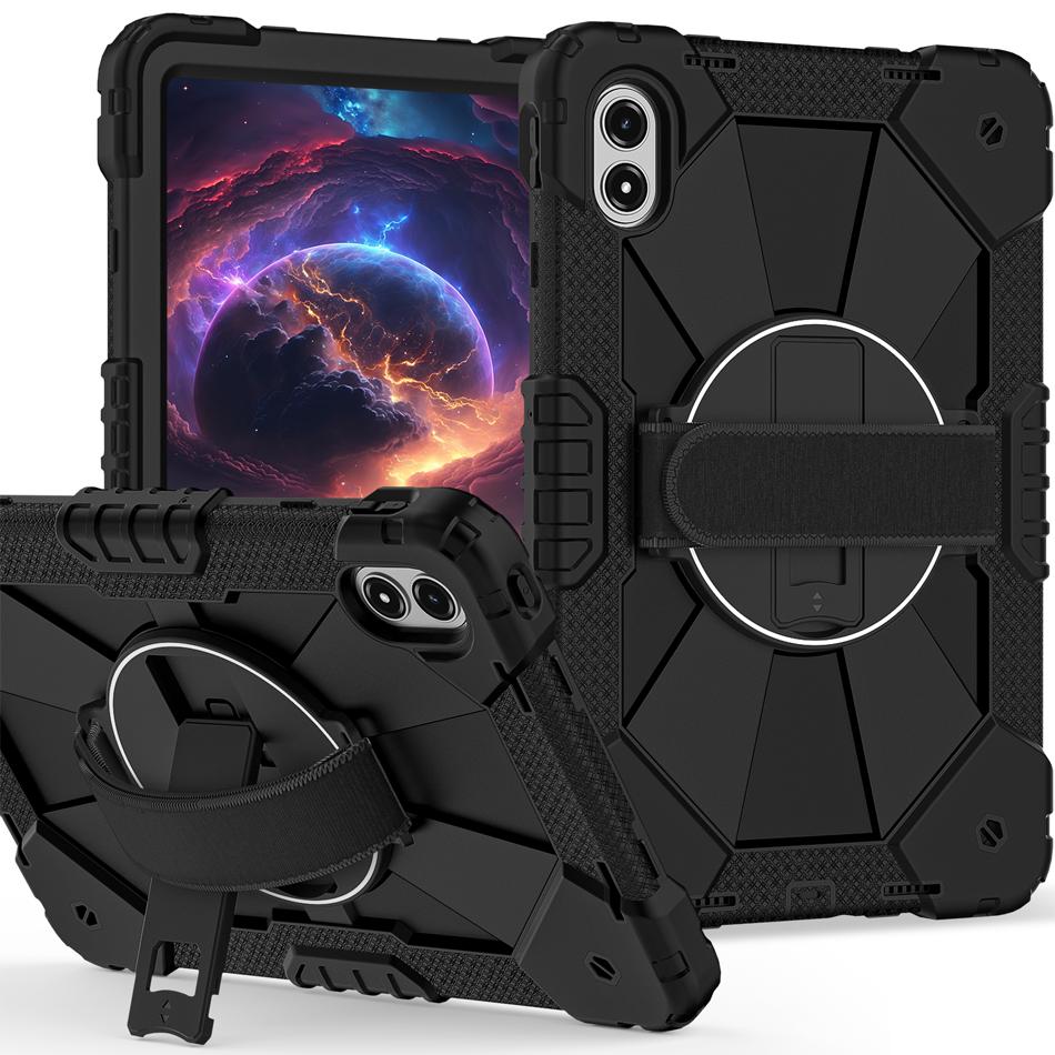 360 Rotation Handle Stand Tablet Case for Xiaomi Mi Pad 7 Pro Redmi Pad 2 Pro Poco 12.1 SE 8.7 Inch Case Shockproof Hard Cover