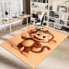 1PC Monkey Cartoon Anti-slip carpet, suitable for Office, bedroomand playrooms. It can also be used as a sofa footrest cover-W56