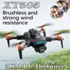 Новый XT505 MAX GPS Дрон 8K ESC HD Двойная камера 5G WIFI FPV Оптический поток Избегание препятствий Бесщеточный двигатель Квадрокоптер Пульт дистанционного управления Самолет Игрушка в подарок