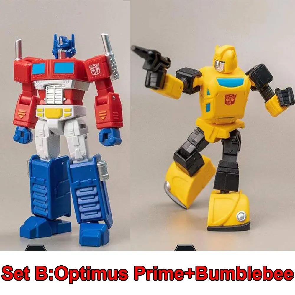 YOLOPARK G1 Фигурки Действия Лицензированы Hasbro Серия AMK Mini Трансформеры Игрушка Оптимус Прайм Мегатрон Бамблби Саундвейв