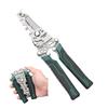 High-carbon Steel Wire Stripping Pliers Multifunctional Non-Slip Electrician Crimpe Pliers Foldable Comfortable Pincers